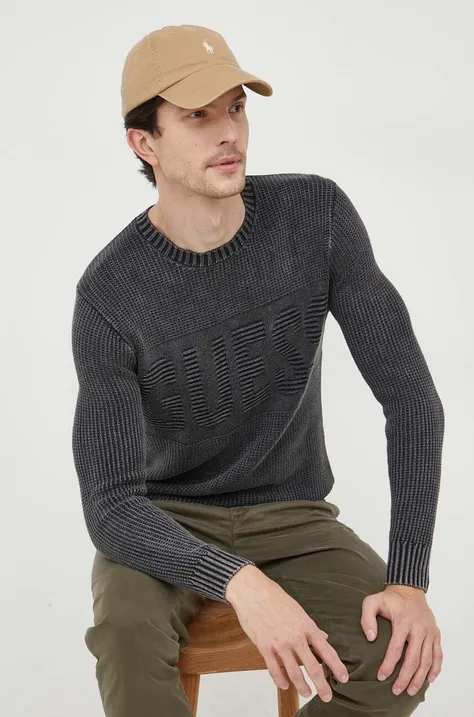 Guess pulóver könnyű, férfi, szürke