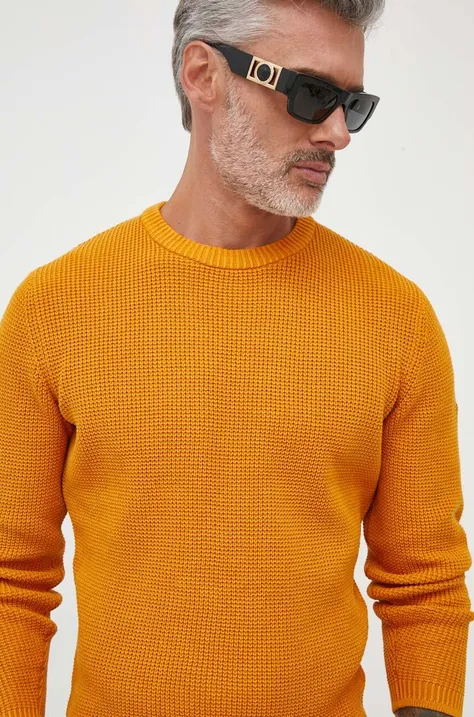 Pepe Jeans sweter bawełniany Dean kolor żółty