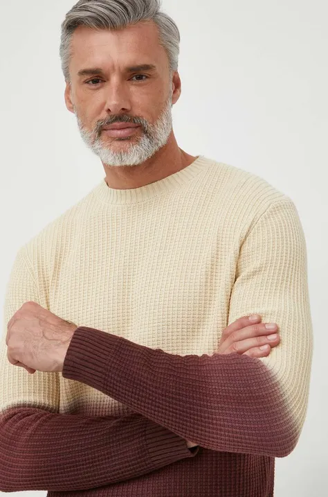 Bavlnený sveter Pepe Jeans béžová farba