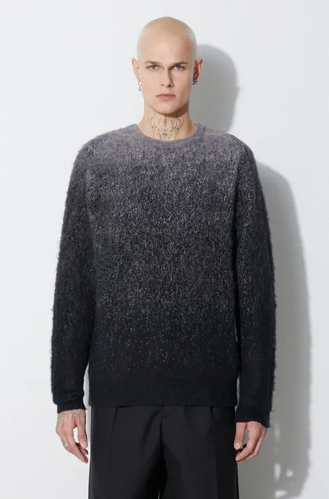 Pulover Taikan Gradient Knit Sweater za muškarce, boja: crna, lagani TK0015.BLK