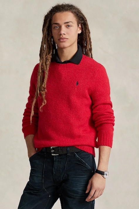 Шерстяной свитер Polo Ralph Lauren цвет бежевый  710918805