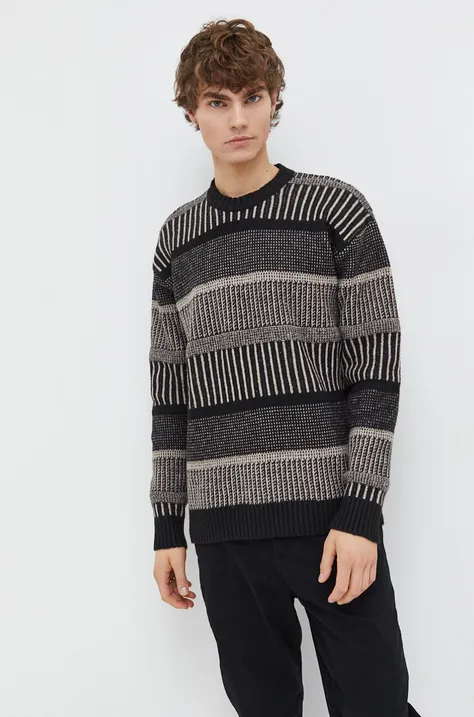 Hollister Co. sweter męski kolor czarny