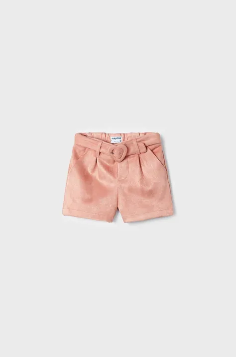 Dječje kratke hlače Mayoral boja: ružičasta, glatki materijal