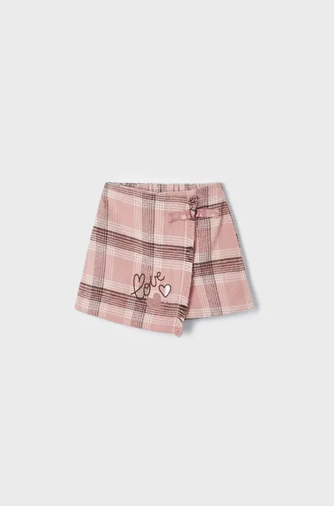 Detské krátke nohavice Mayoral ružová farba, vzorované