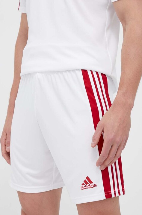 Kratke hlače za vadbo adidas Performance Squadra 21 bela barva