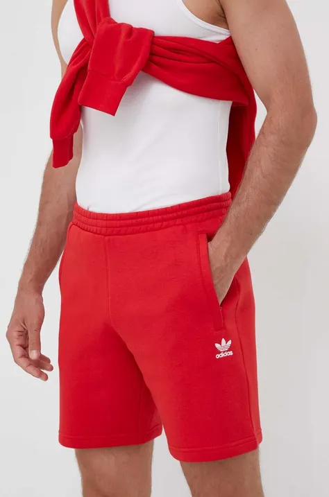 Σορτς adidas Originals χρώμα: κόκκινο