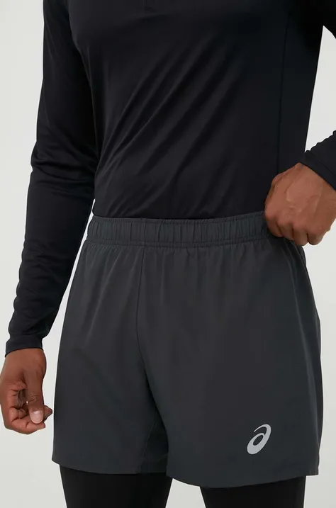 Kratke hlače za tek Asics Core črna barva