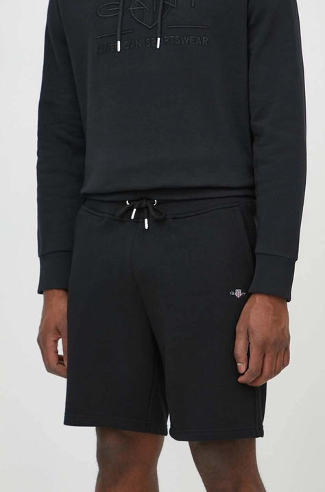 Gant pantaloni scurti barbati, culoarea negru