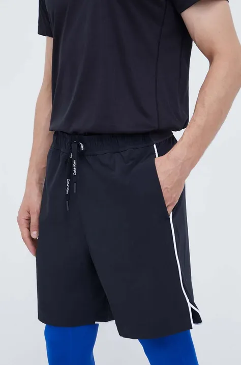 Tréningové šortky Calvin Klein Performance čierna farba