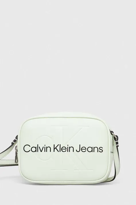 Torbica Calvin Klein Jeans zelena barva