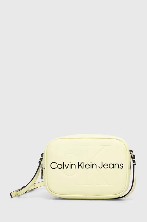 Torbica Calvin Klein Jeans rumena barva