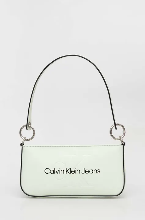 Torbica Calvin Klein Jeans zelena barva