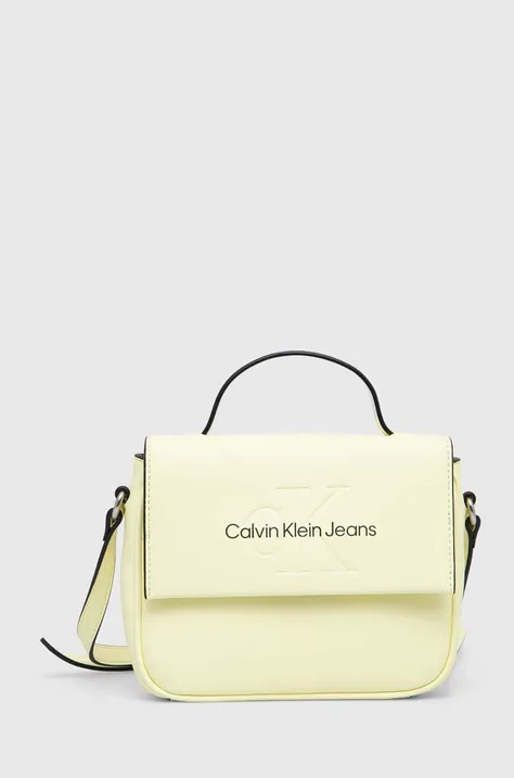 Calvin Klein Jeans poșetă culoarea galben K60K610829