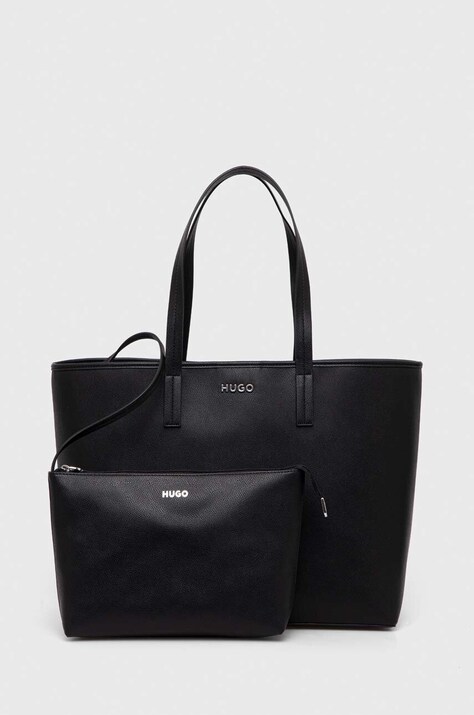 HUGO poșetă culoarea negru 50485099