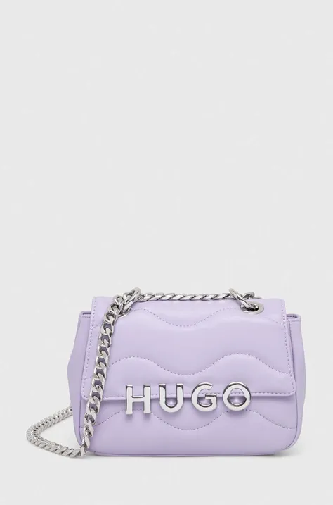HUGO poseta culoarea violet