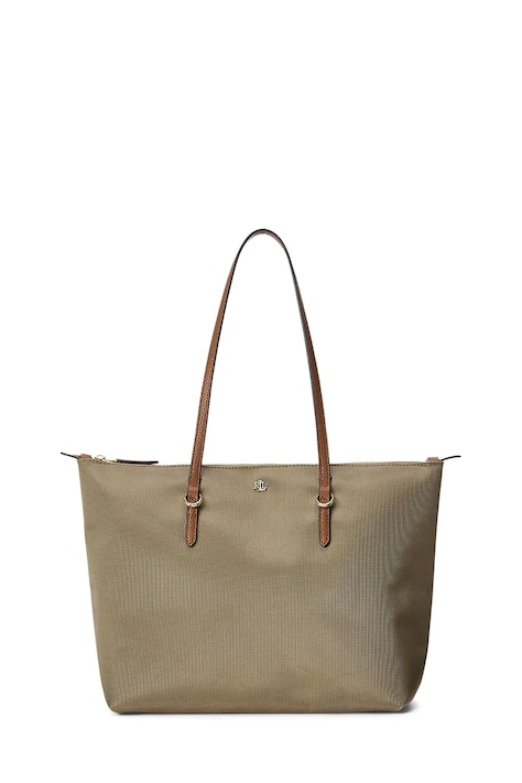 Lauren Ralph Lauren geantă shopper pentru femei bej 431916737