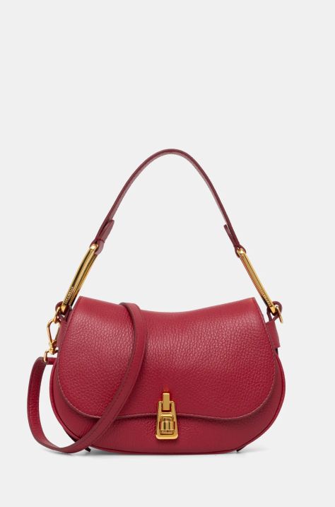 Coccinelle borsa a mano in pelle colore rosso