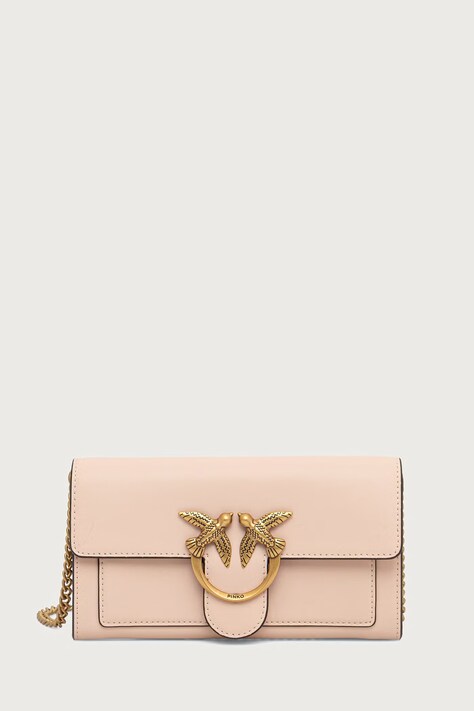 Pinko кошелек для женщин кожаный розовый 100062 A0F1