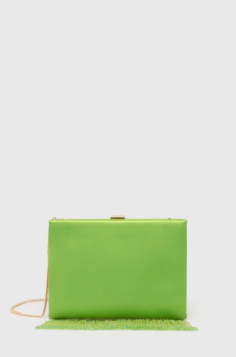 Pinko lapos táska zöld