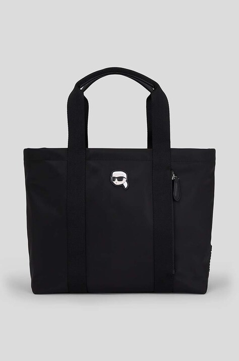 Karl Lagerfeld poseta culoarea negru