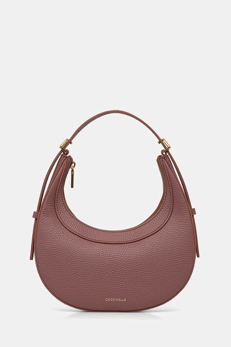 Coccinelle τσάντα hobo γυναικεία δερμάτινη ροζ E5 PIP 53 01 01