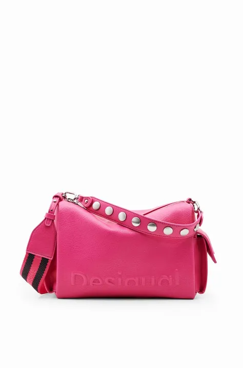 Τσάντα Desigual χρώμα: ροζ
