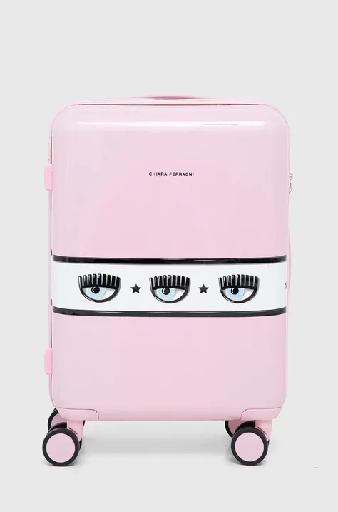 Chiara Ferragni walizka kolor różowy