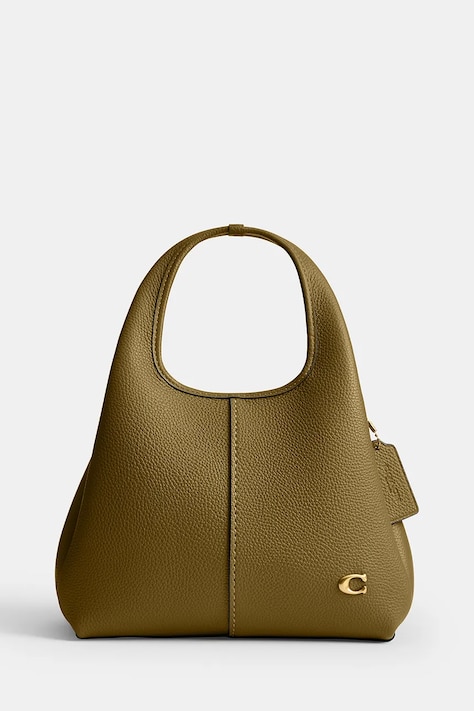 Coach torebka crossbody damska skórzana zielona CM545