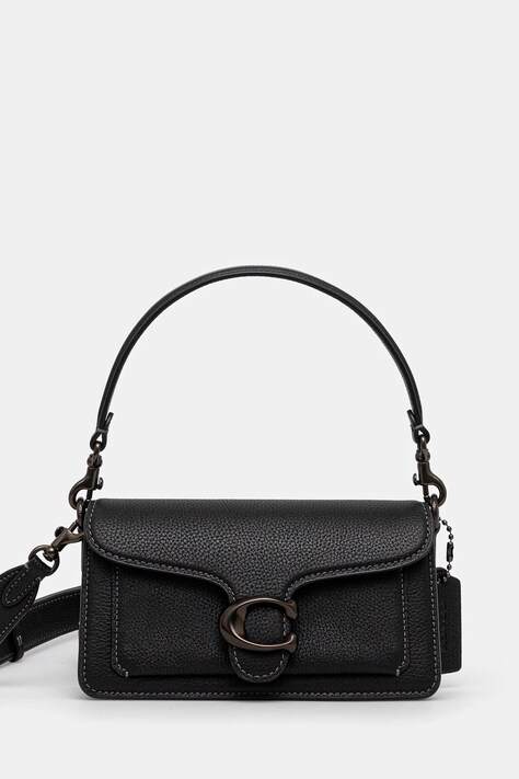 Coach poșetă de piele Tabby Shoulder Bag 20 culoarea negru CM546