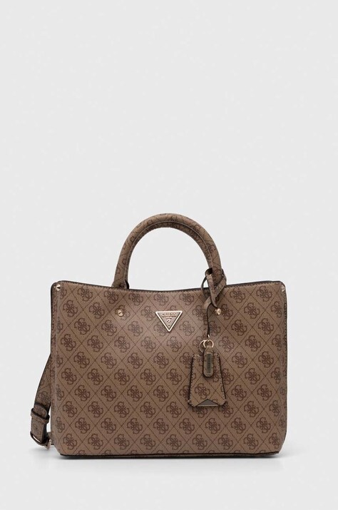 Guess kézitáska MERIDIAN barna, HWSG87 78060