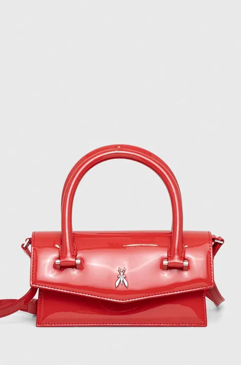Шкіряна сумочка Patrizia Pepe колір червоний