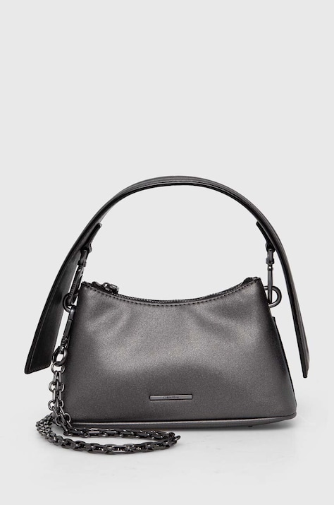 Τσάντα Calvin Klein χρώμα: γκρι