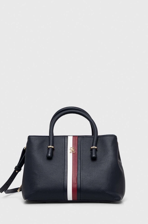 Torba Tommy Hilfiger boja: tamno plava