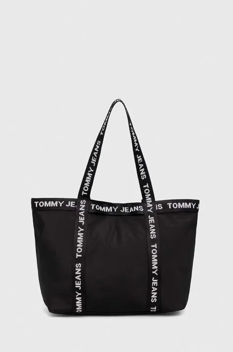 Kabelka Tommy Jeans čierna farba