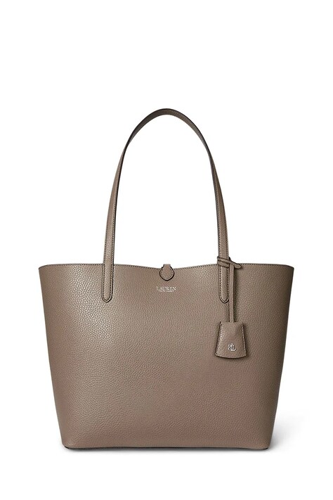 Τσάντα δυο όψεων Lauren Ralph Lauren χρώμα: μπεζ, 431795329