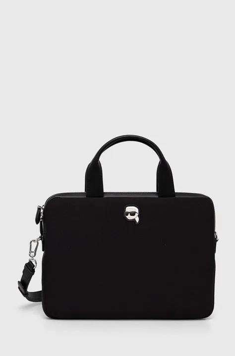 Сумка для ноутбука Karl Lagerfeld колір чорний