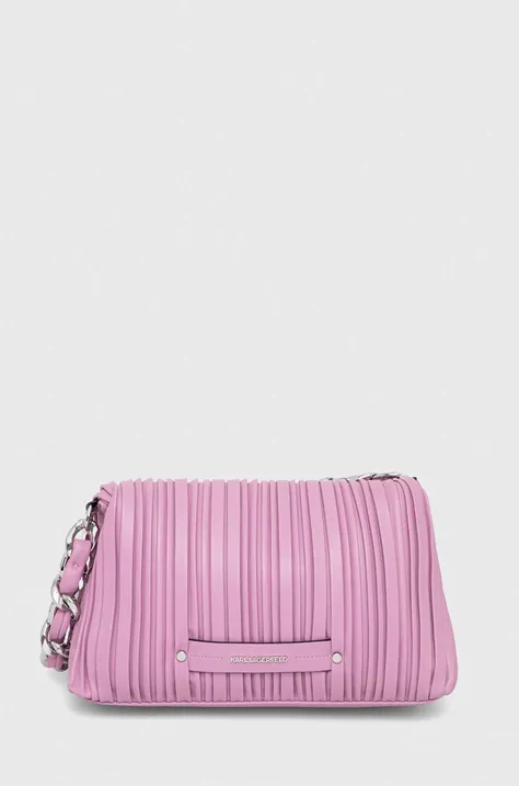 Сумочка Karl Lagerfeld колір рожевий