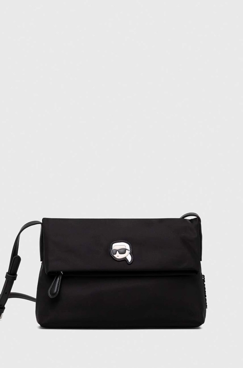 Karl Lagerfeld poseta culoarea negru