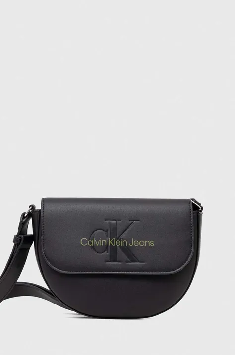 Kabelka Calvin Klein Jeans čierna farba,K60K611223