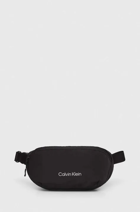 Torbica za okoli pasu Calvin Klein Performance črna barva