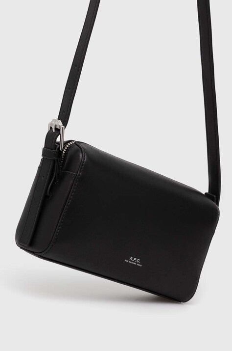 A.P.C. poșetă culoarea negru