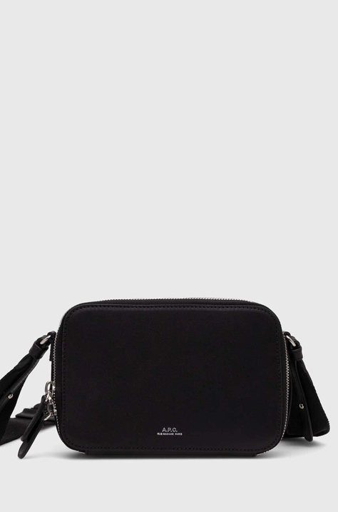 A.P.C. leather handbag black color