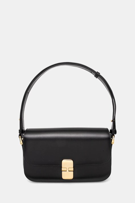 A.P.C. leather handbag black color
