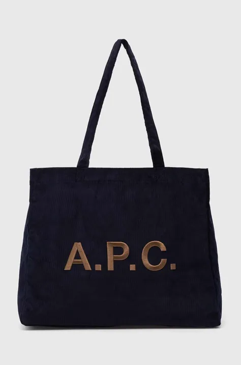 A.P.C. handbag navy blue color