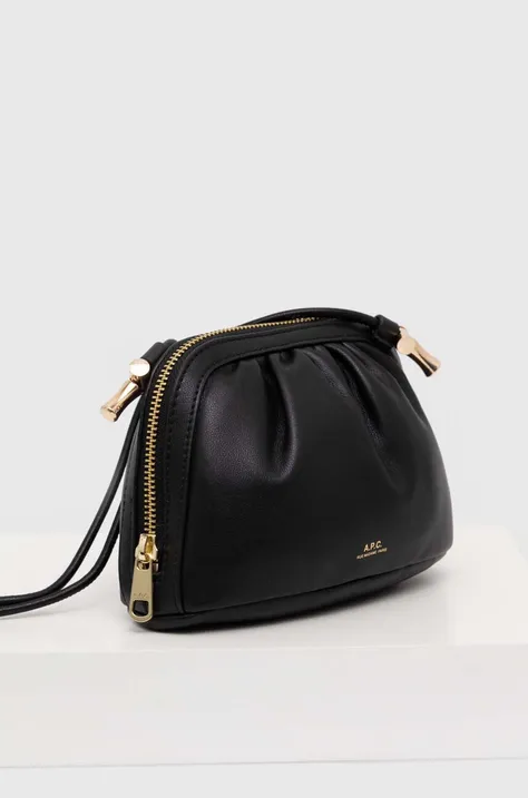 Τσάντα A.P.C. χρώμα: μαύρο