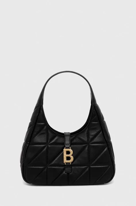 Кожена чанта Blugirl Blumarine в черно