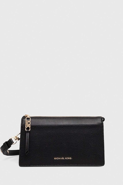 Кожаная сумочка MICHAEL Michael Kors цвет чёрный 32H3G8EC7L