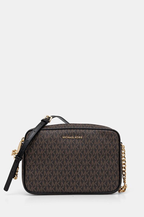 Kabelka MICHAEL Michael Kors hnedá farba