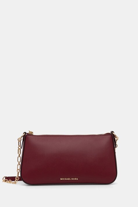 MICHAEL Michael Kors torebka skórzana kolor bordowy 32H3G8EW6L
