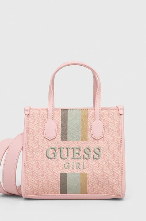 Дитяча сумочка Guess колір рожевий